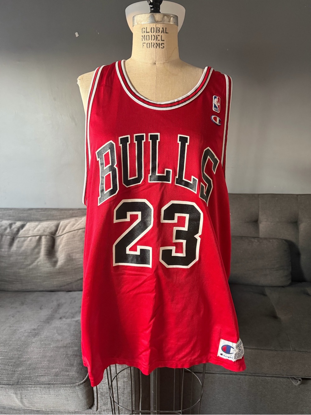 Vintage Champion Michael Jordan Chicago Bulls Reversible Basketball Jersey S52